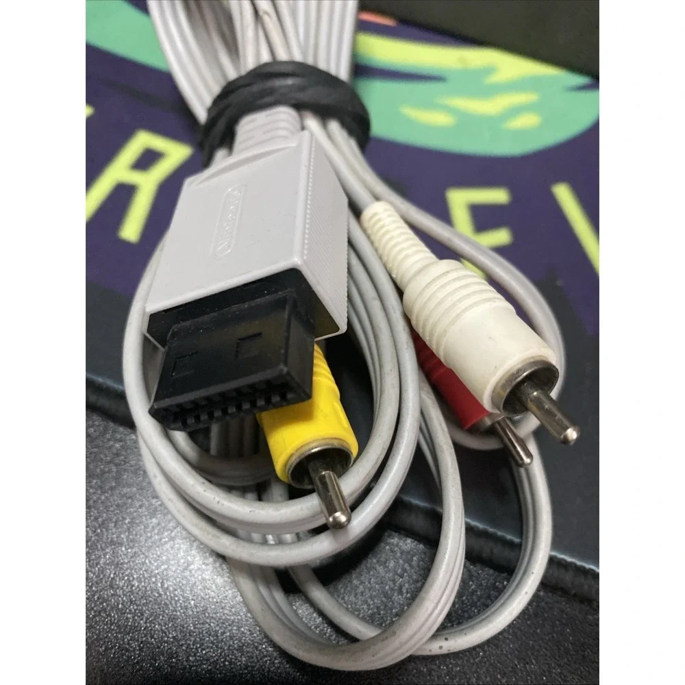 Official Genuine Nintendo Wii / Wii U AV Composite Cable (RVL-009) A1